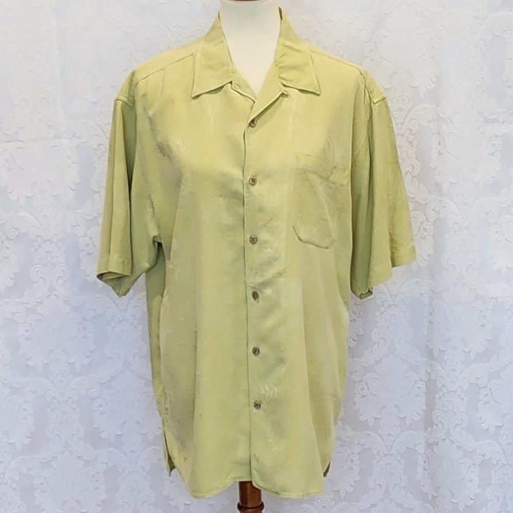 Tommy Bahamas 100 Percent Silk Camp Shirt